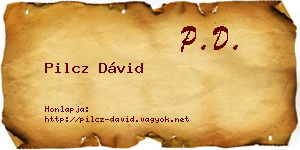 Pilcz Dávid névjegykártya